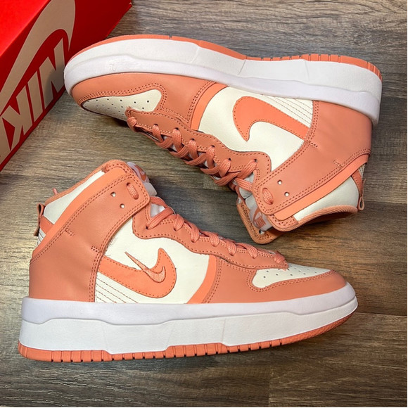 Nike Dunk High Up Crimson Bliss - Picture 2 of 9